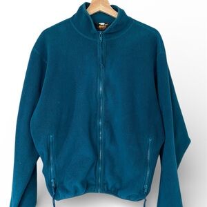 REI Blue Zip Up Sweater